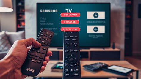 program xfinity remote to samsung tv.